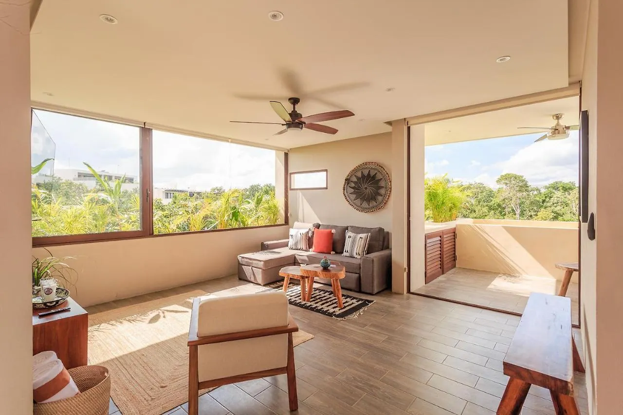 Daire Eco-Designed & Nature-Infused Units By Stella Rentals Tulum Meksika